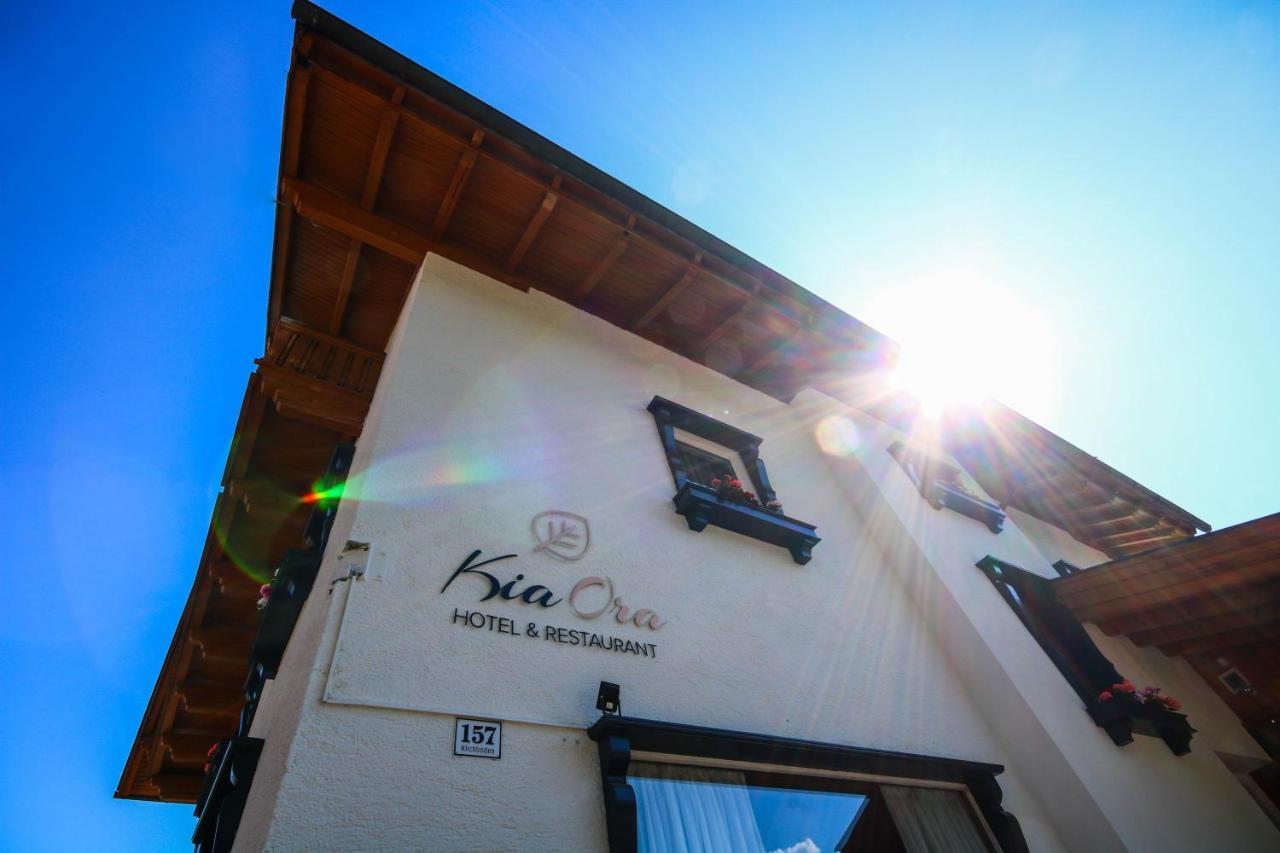 Kia Ora Hotel Restaurant Wagrain Exterior foto